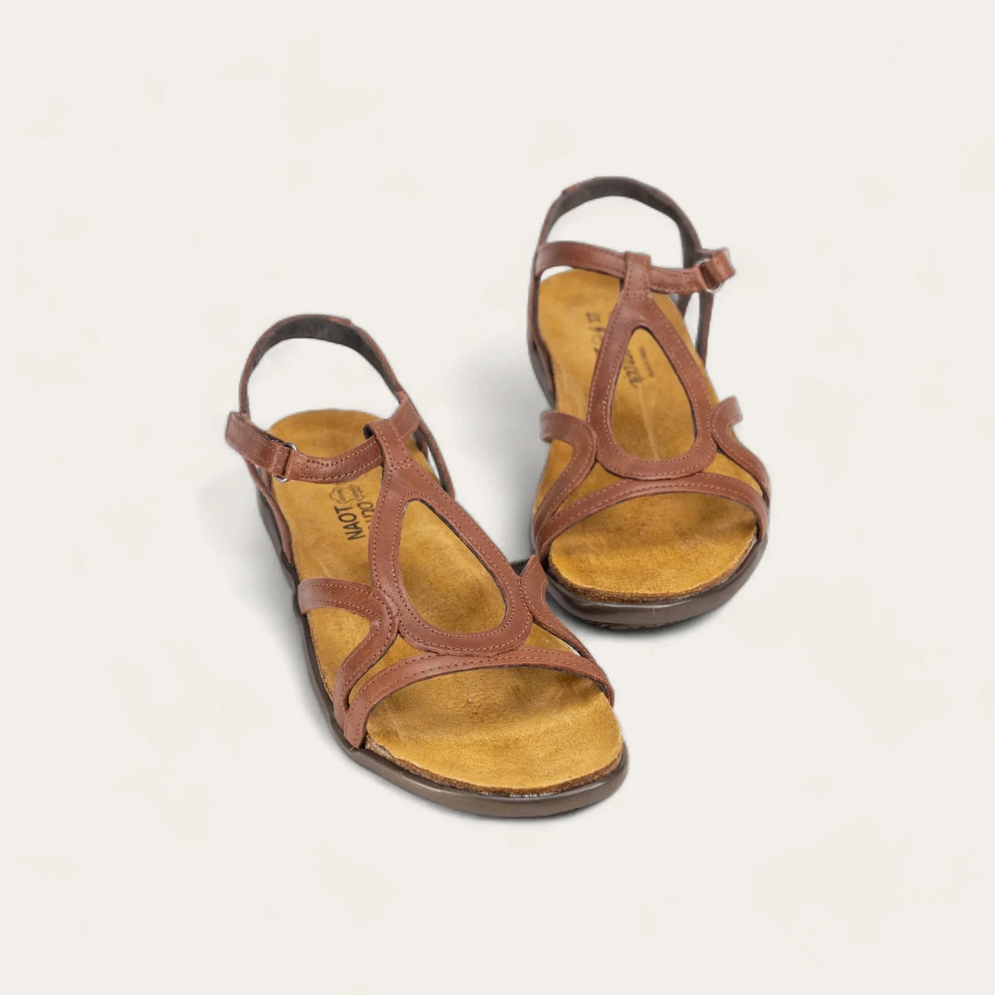 Naot Women's Dorith Sandal - Chestnut Soft Leather