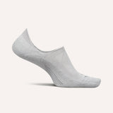 Feetures Elite Light Cushion Invisible Socks - Light Gray