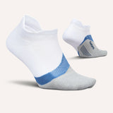 Feetures Elite Light Cushion Tab Low Ankle Socks - White Tide