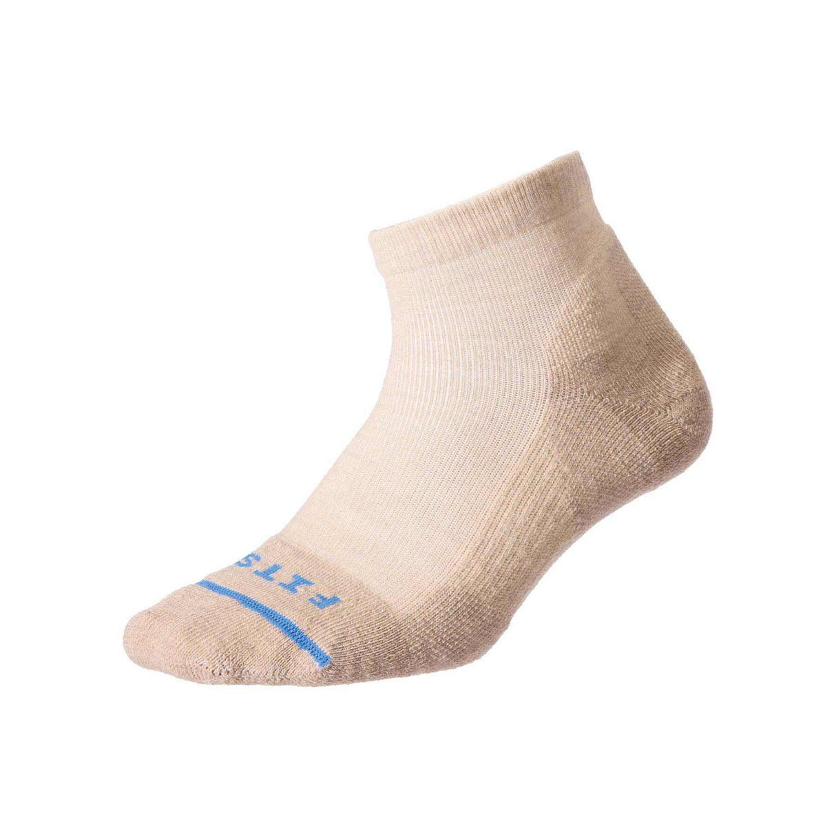 Fits Unisex Light Hiker Quarter Socks - Stone