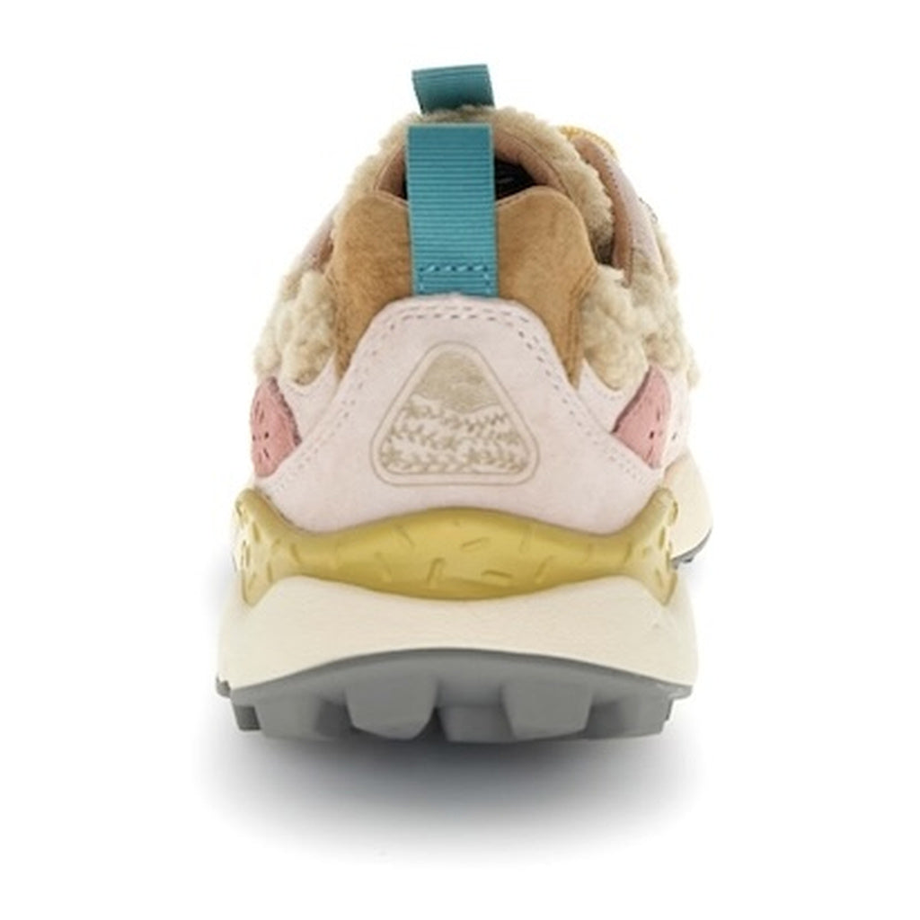 Flower Mountain Yamano 3 Women's Teddy Sneakers - Light Brown | Rose | Beige