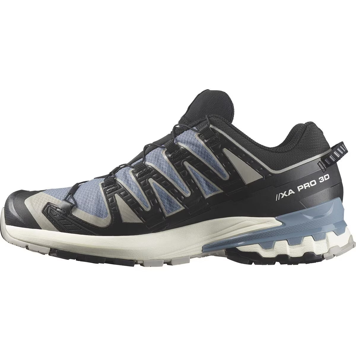 Salomon Men's XA Pro 3D V9 GTX Trail Running Shoes - Flint Stone/Black/Ghost Gray