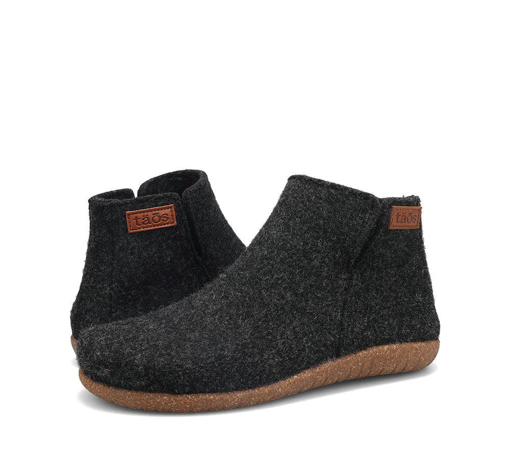 Taos Women's Good Wool Slippers - Black