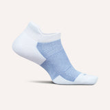 Feetures High Performance Max Cushion Low Ankle Tab Sock - White Tide