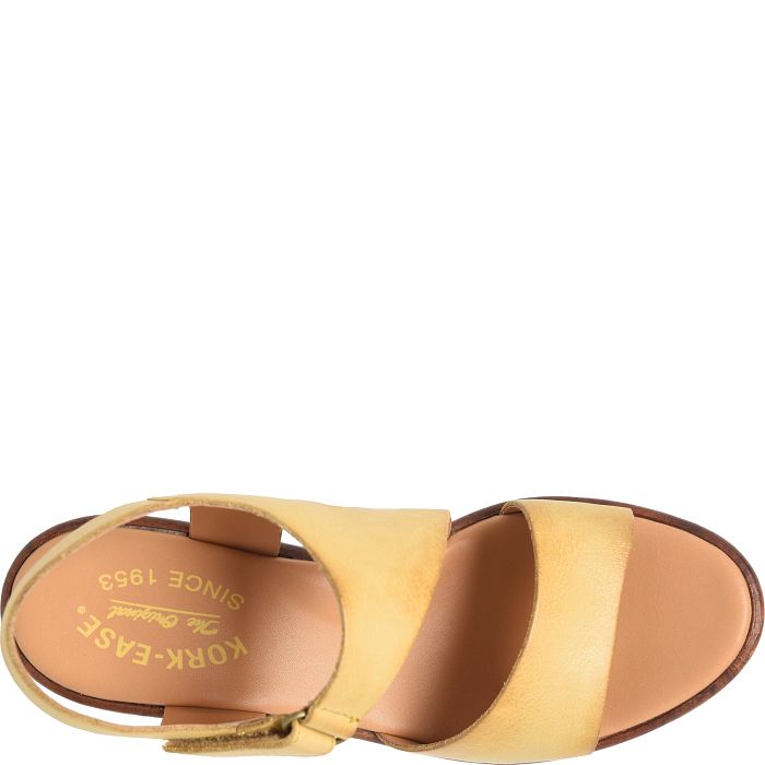 Kork-Ease Women's Cantal Sandal - yellow