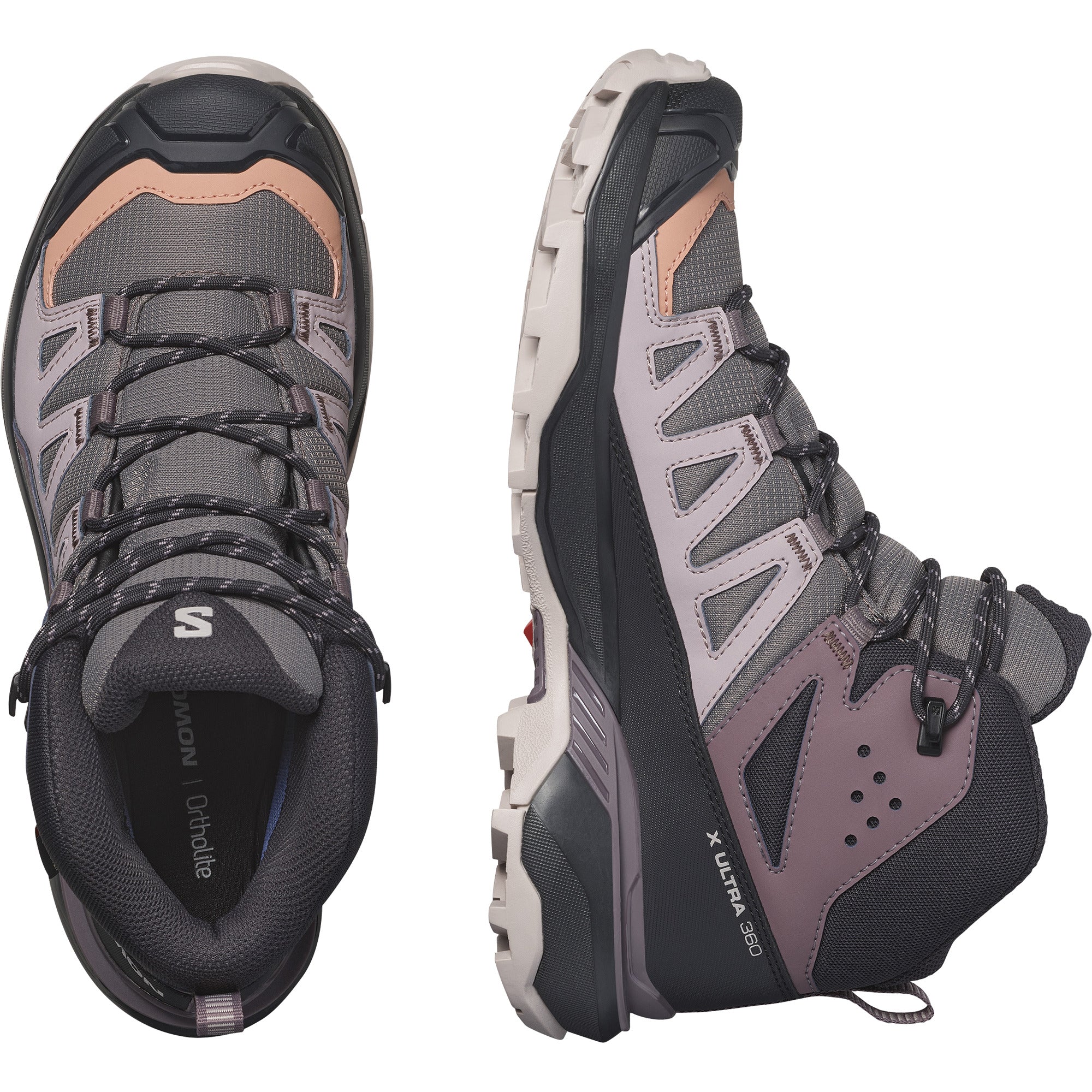(取寄) サロモン レディース X ウルトラ 360 ミッド GTX Salomon women X Ultra 360 Mid GTX Plum Kitten/Phantom/Cork Salomon Women's X Ultra 360 Mid GTX - Plum Kitten/Phantom/Cork