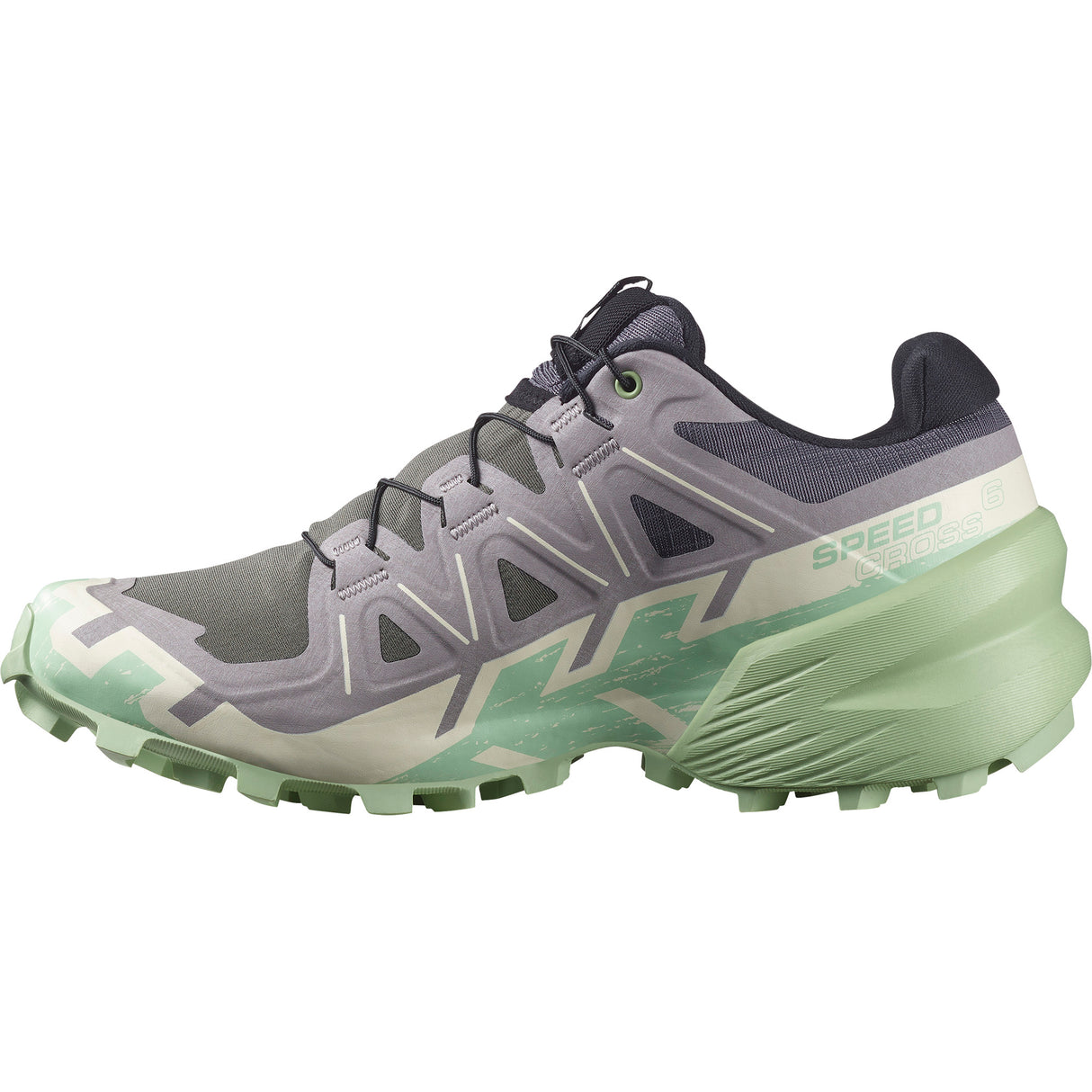 Salomon Women's Speedcross 6 - Castlerock/Vanilla Ice/Smoke Green