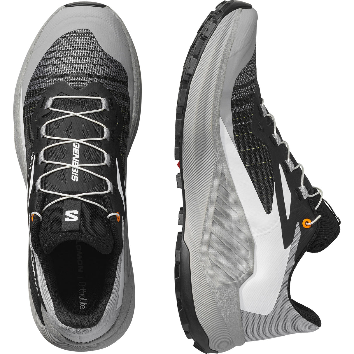 Salomon Men's Genesis - Black/Alloy/Turmeric