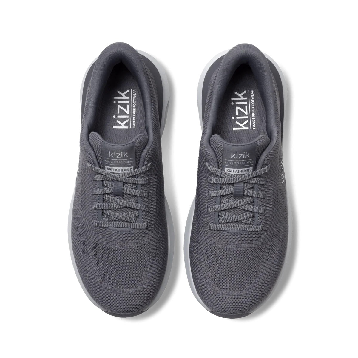 Kizik Men's Hand's Free Athens 2 Knit - Smoked Pearl