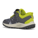 Merrel Kid's Nova 3 Sneaker - Grey Camo/Lime