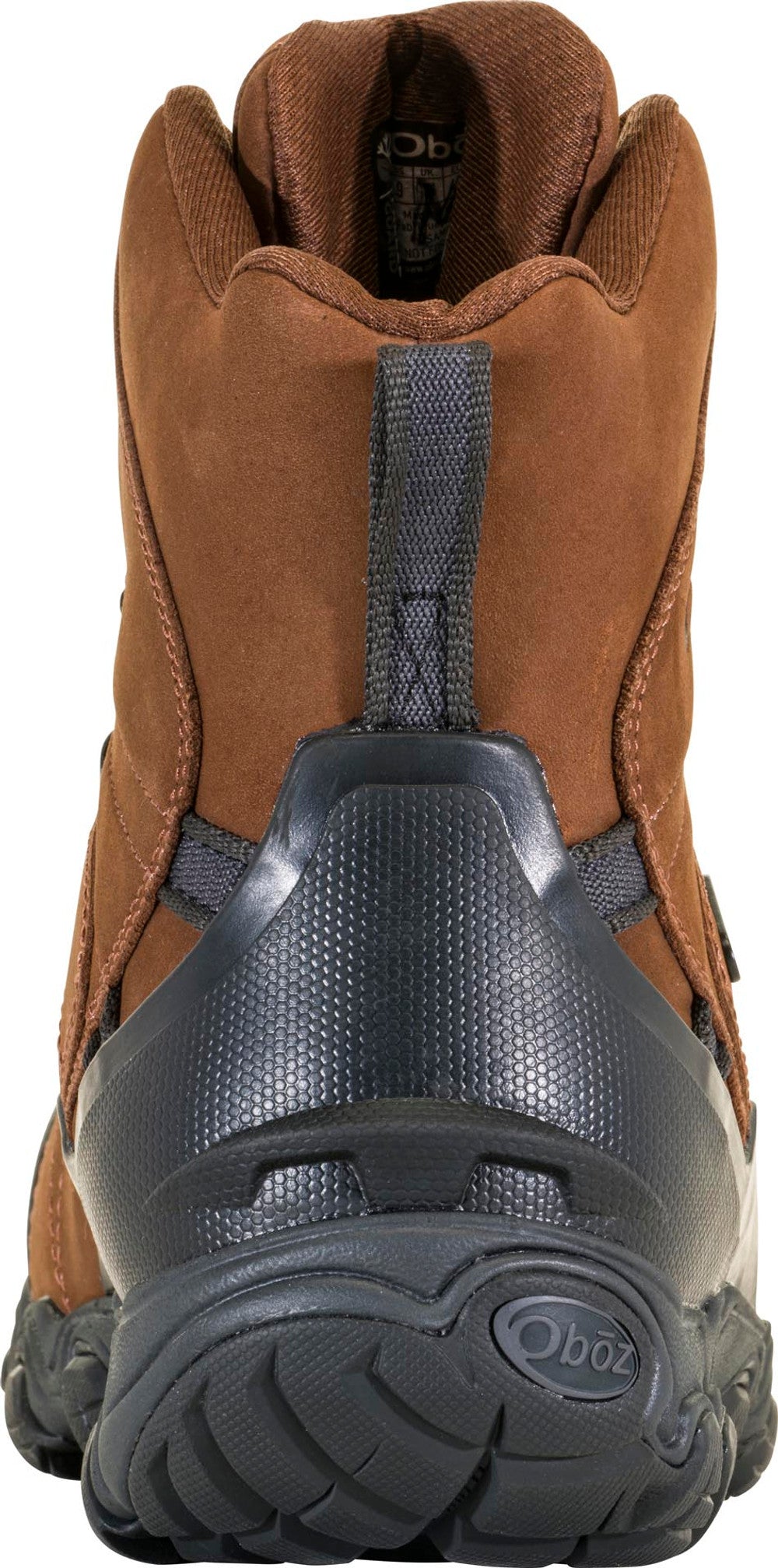 Oboz Men's Bridger 8" Insulated B-Dry Waterproof Hiking Boots - Bark Brown