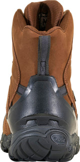 Oboz Men's Bridger 8" Insulated B-Dry Waterproof Hiking Boots - Bark Brown
