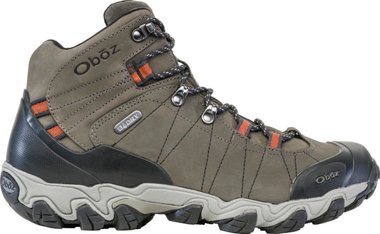 Oboz Men's Bridger Mid B-Dry Waterproof Hiking Boots - Raven