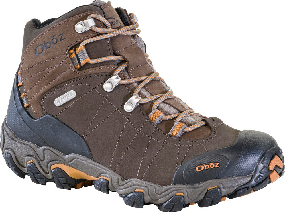 Oboz Men's Bridger Mid B-Dry Waterproof Hiking Boots - Sudan