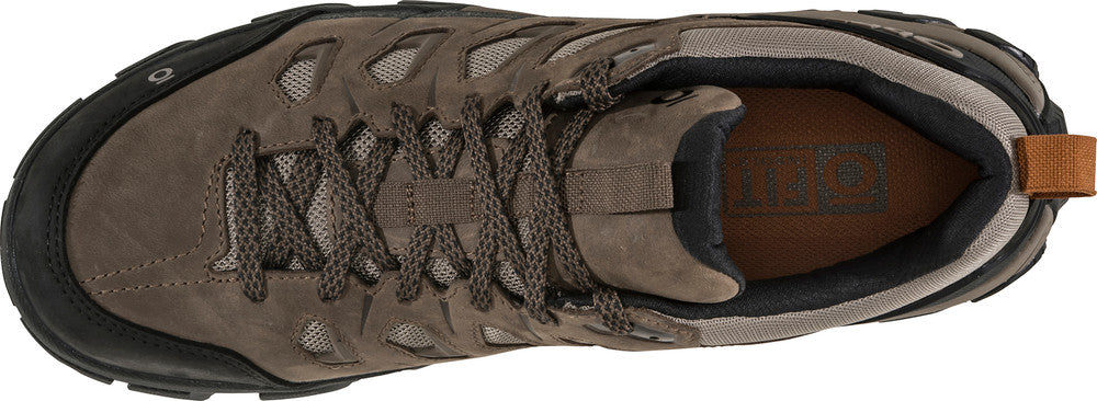 Oboz Men's Sawtooth X Low B-Dry Waterproof Hiking Shoes - Canteen