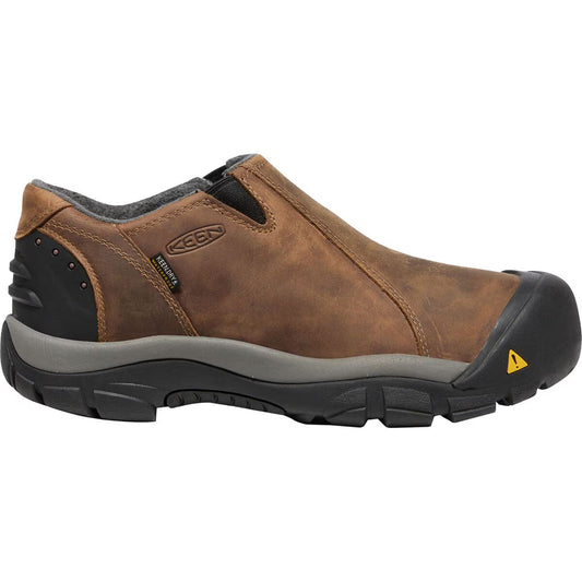 Keen Men's Brixen Low Waterproof Shoes - Slate Black/Madder Brown