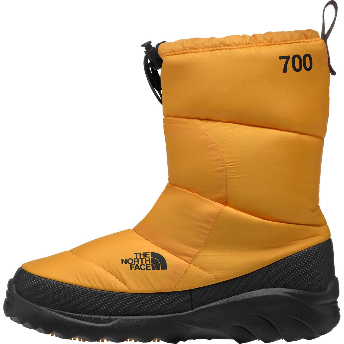 The North Face Unisex Nuptse Traction Bootie - Summit Gold/TNF Black