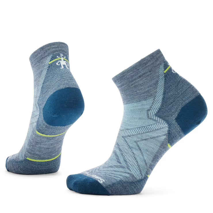 Smartwool Women's Run Zero Cushion Angle Socks - Pewter Blue