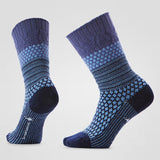 Smartwool Everyday Cozy Popcorn Cable Crew Socks - Serene Blue