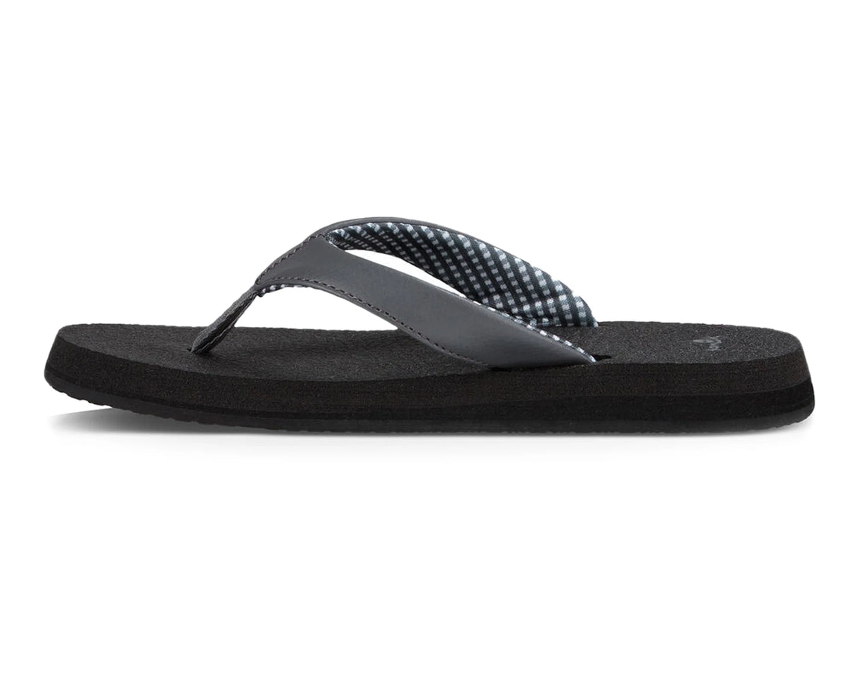 Sanuk Women's Yoga Mat Sandal - Charcoal