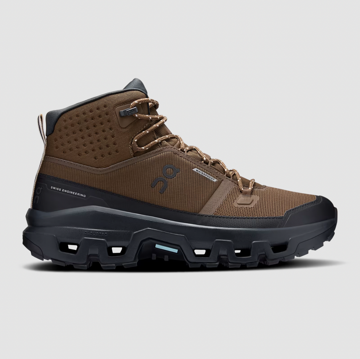 On Cloud Men's Cloudrock Mid Waterproof Hiking Boot - Earth