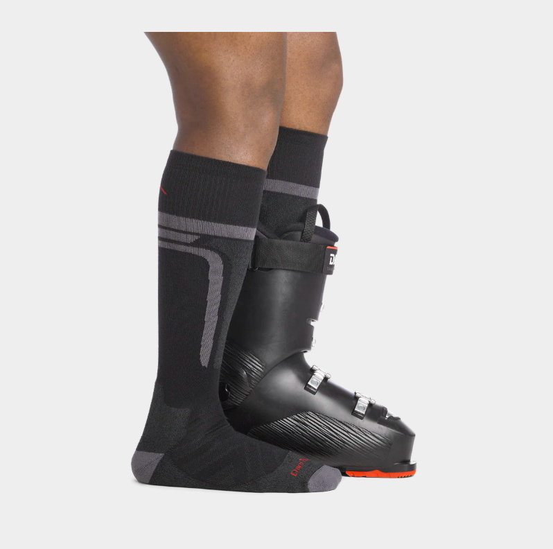 Darn Tough Men's Thermolite® Edge Over-the-Calf Midweight Ski & Snowboard Socks - Black