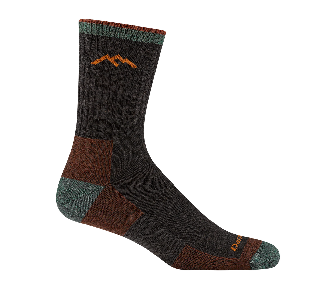 Darn Tough Men's Hiker Micro Crew Midweight Hiking Socks - Walnut