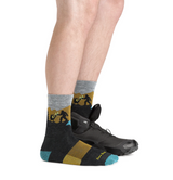 Darn Tough Men's Close Encounters Micro Crew Midweight Hiking Socks - Charcoal