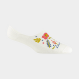 Darn Tough Women's Garden Party No Show Hidden Lightweight Lifestyle Socks - White