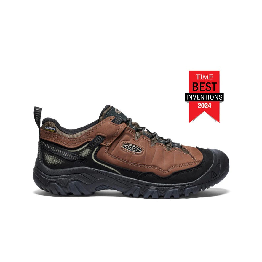 Keen Men's Targhee IV Waterproof Hiking Shoes - Bison Black