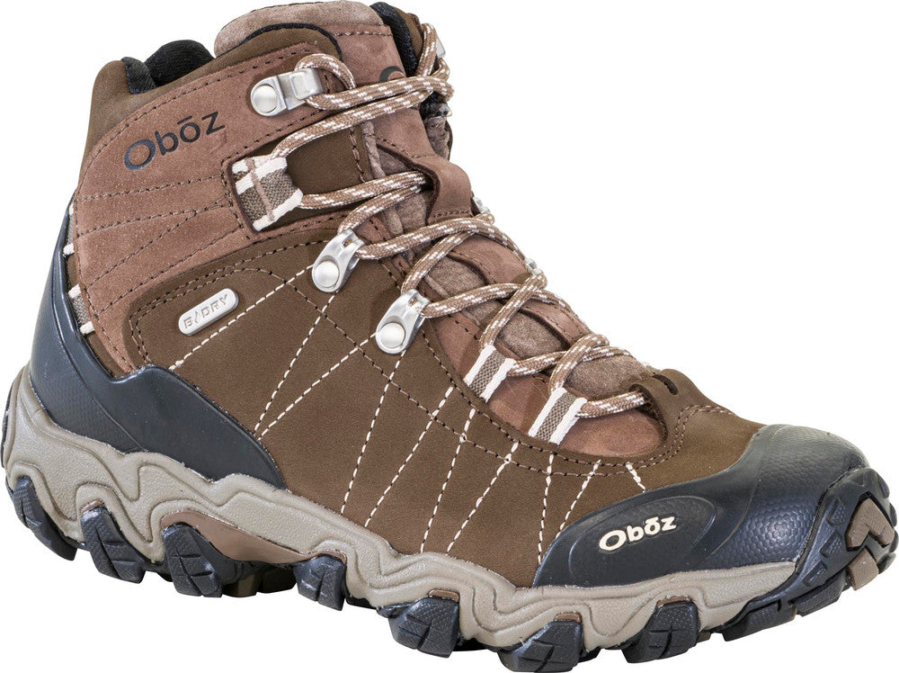 Oboz Women's Bridger Mid B-Dry Waterproof Hiking Boots - Walnut