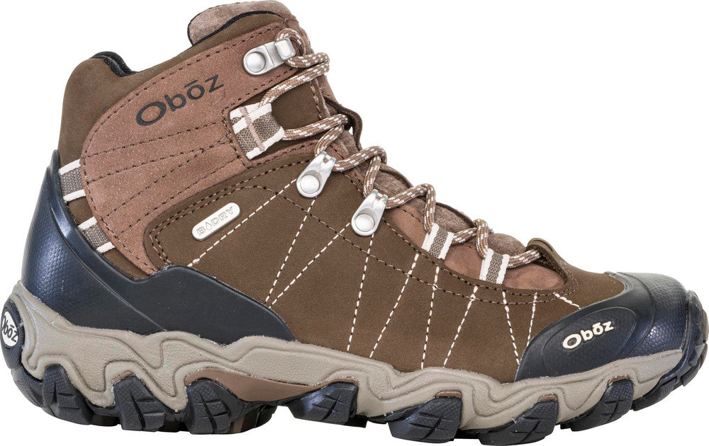 Oboz Women's Bridger Mid B-Dry Waterproof Hiking Boots - Walnut