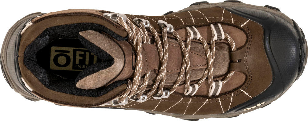 Oboz Women's Bridger Mid B-Dry Waterproof Hiking Boots - Walnut