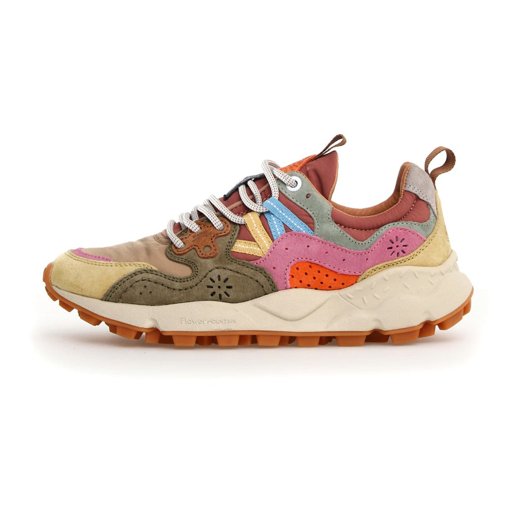 Flower Mountain Yamano 3 Women’s Sneakers – Cream | Military | Pink
