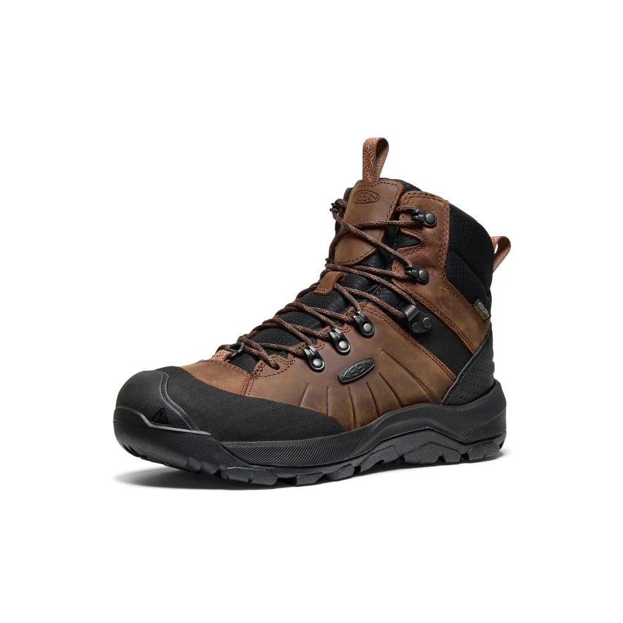 Keen Men's Revel IV Mid Polar Winter Hiking Boots -  Dark Earth/Caramel Cafe