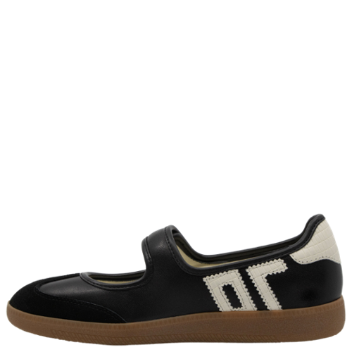 BACK 70 Women's AYA Mary Jane Sneaker - Black Milk