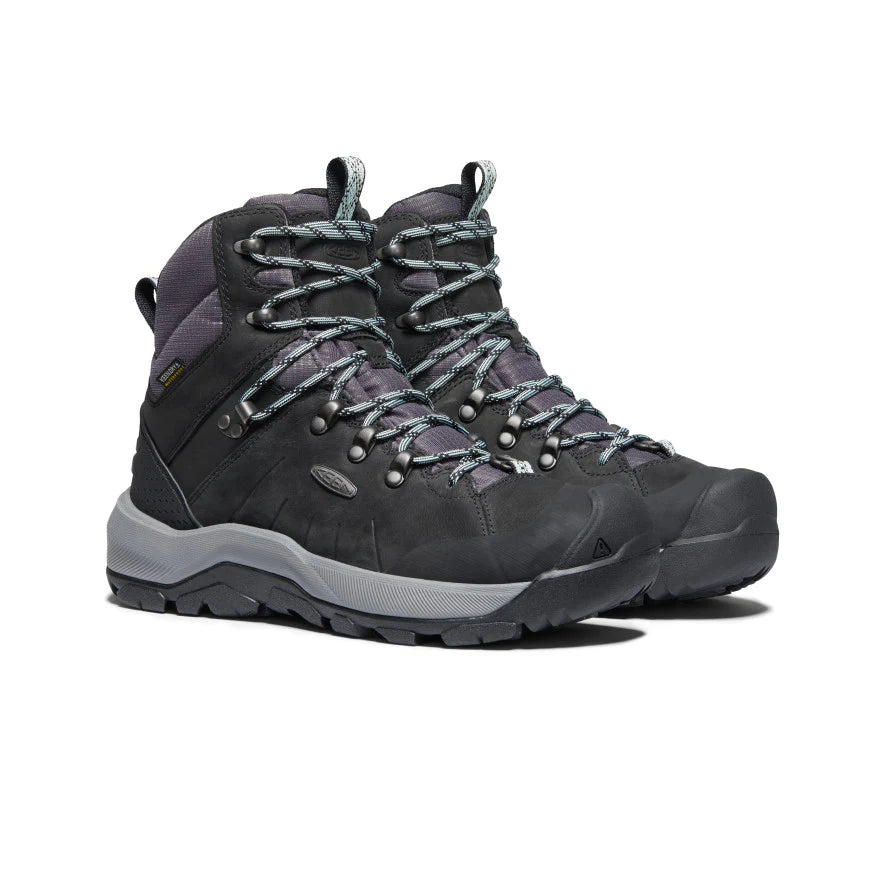 Keen Women's Revel IV Mid Polar Winter Hiking Boots - Black/Harbor Gray