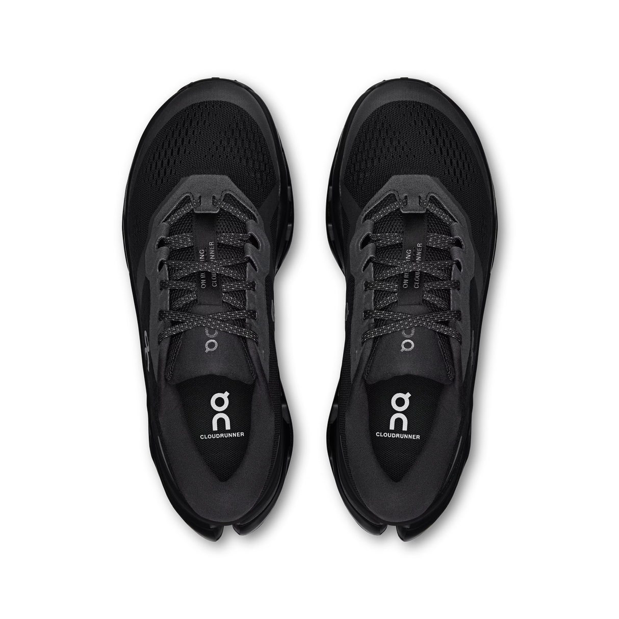 On Cloud Men's Cloudrunner 3 Running Shoes - Black / Black