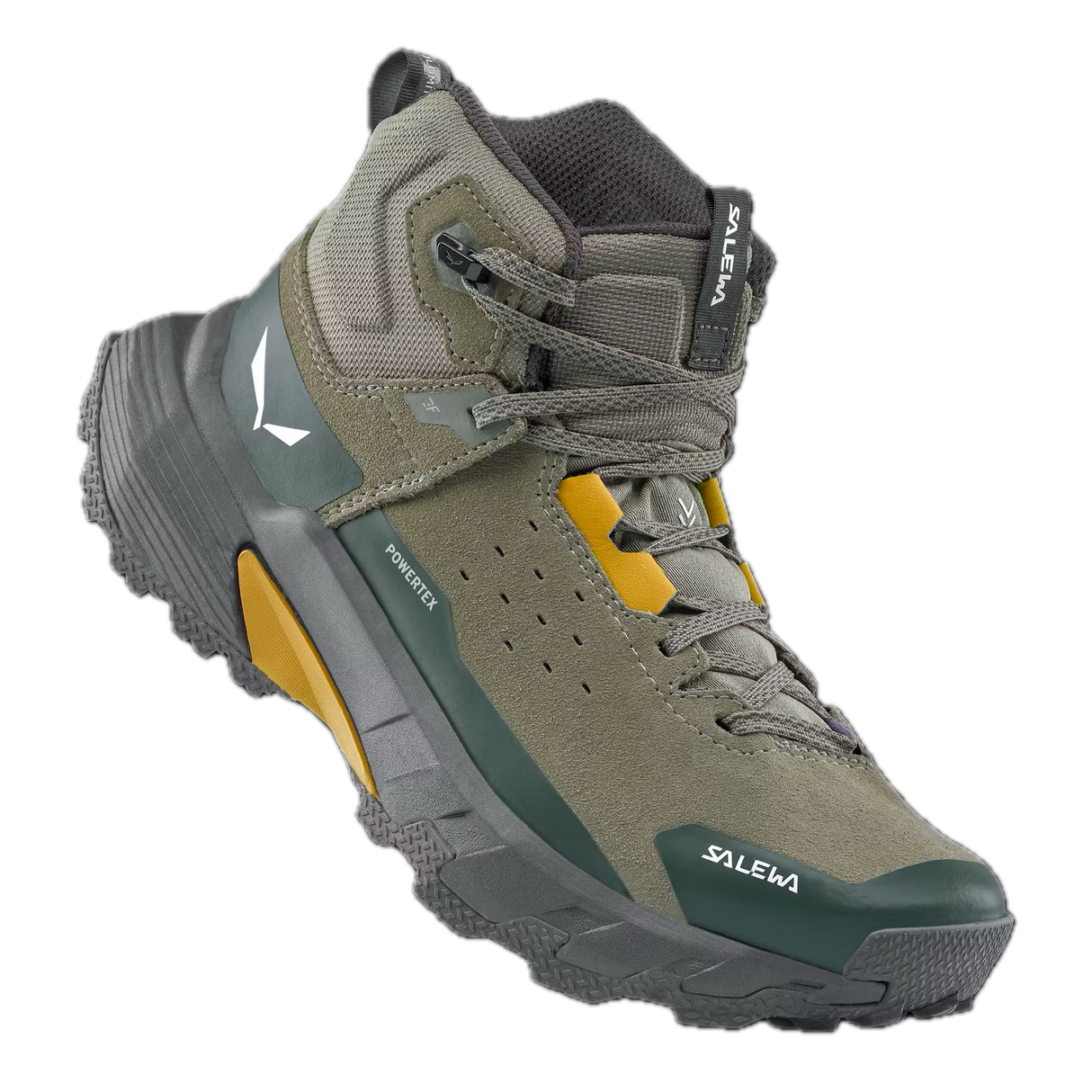 Salewa Men's Pedroc 2 Leather Mid Powertex Boot - Faded Green/Dark Olive