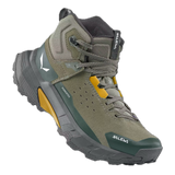 Salewa Men's Pedroc 2 Leather Mid Powertex Boot - Faded Green/Dark Olive