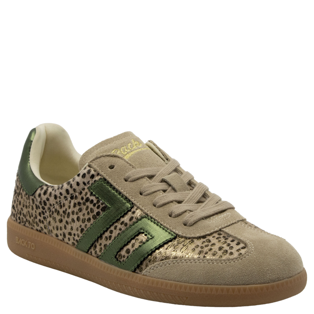 BACK 70 Women's CLOUD W26 Sneaker - Pois Gold Forest