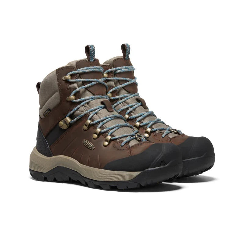 Keen Women's Revel IV Mid Polar Winter Hiking Boots - Coffee Bean/Balsam