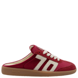 BACK 70 Women's EASTER W26 Mule Backless Sneakers - Velvet Red Milk