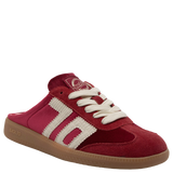 BACK 70 Women's EASTER W26 Mule Backless Sneakers - Velvet Red Milk