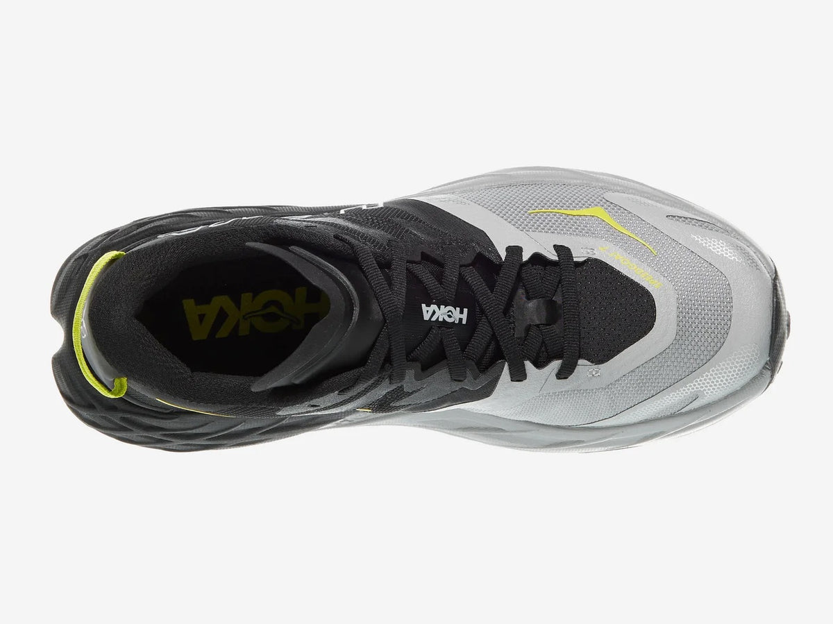 HOKA Men's Speedgoat 7 Trail Running Shoes - Black/Stellar Grey