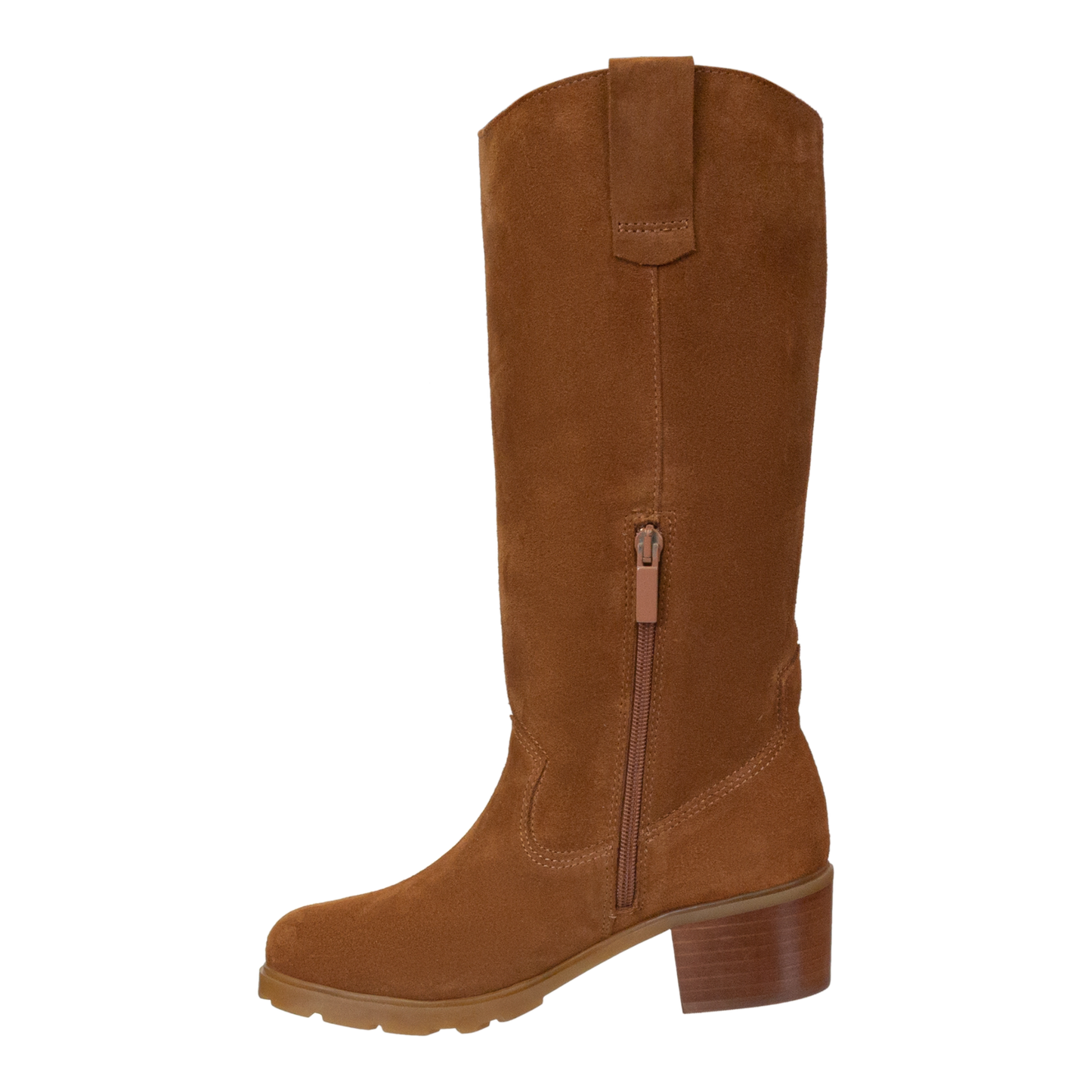 OTBT Women's TALLOW Heeled Mid Shaft Boots - Camel