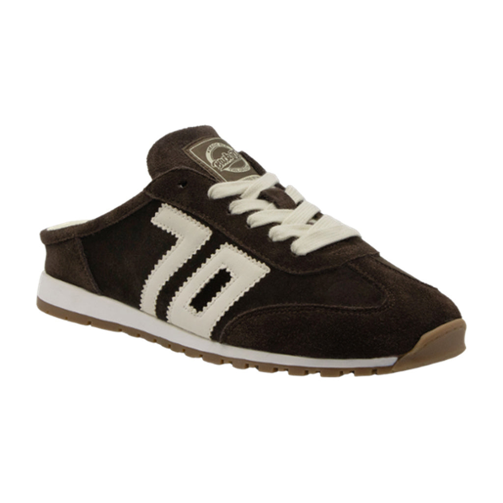 BACK 70 Women's VENICE W26 Mule Backless Sneakers - Velvet Coffee