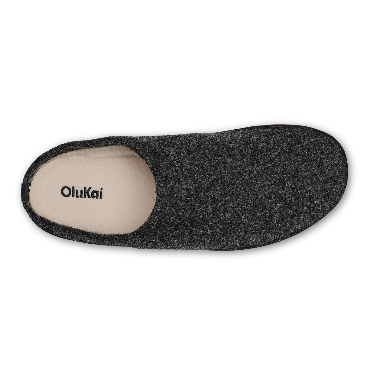 Olukai Men's Hāmani Hulu Slippers - Dark Shadow/Dark Shadow